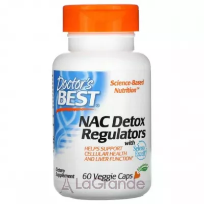 Doctor's Best, Best NAC Detox Regulators, 60 Veggie Caps  (NAC Detox Regulators) 60 