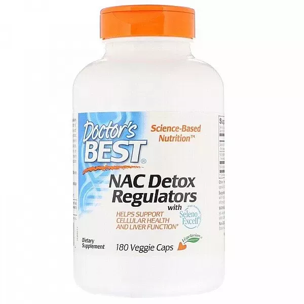 Doctor's Best Best NAC Detox Regulators ������������� (NAC Detox Regulators) ��� �������� ����, �����, ������, �����������
