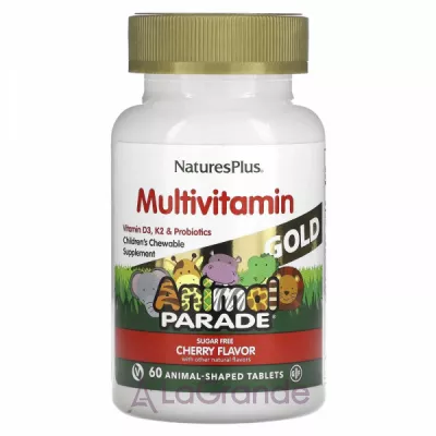 NaturesPlus Animal Parade Gold Multivitamin Cherry Flavor      