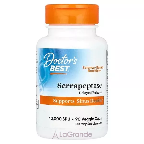 Doctor's Best Best Nattokinase, 40000 SPU ������������ (Serrapeptase) �������������, �������������