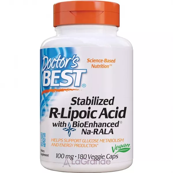 Doctor's Best Best Stabilized R-Lipoic Acid 100 mg ��������� �������� ����������� �����-����� ������� 100 ��, ��������� ���������, ������������