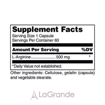 Douglas Laboratories L-Arginine 500 mg - 500 