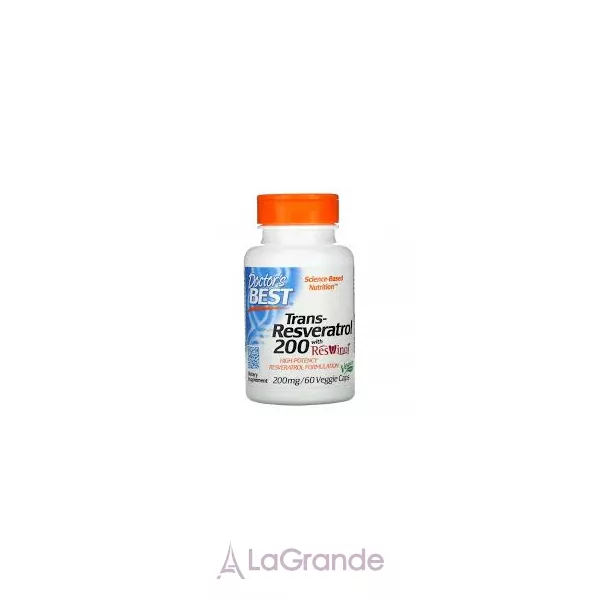 Doctor's Best Trans-Resveratrol 200 mg �����-����������� � ���������� � ��������� ���� �� ������ ������� �������� ��� ���������