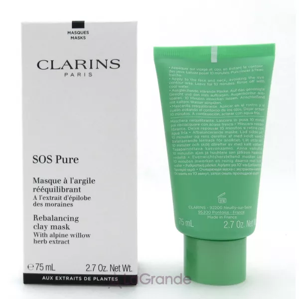 Clarins SOS Pure Rebalancing Clay Mask ����� ��� ����, ��������� (������)