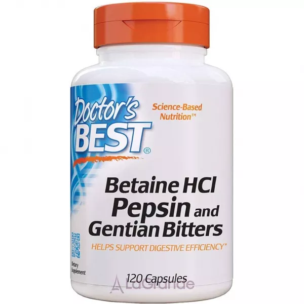 Doctor's Best Betaine HCL Pepsin & Gentian Bitters ó��� �������� � ���������������� ������� �� ������� ��� ������ �������.