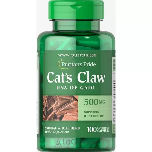 Puritan's Pride Cat's Claw 500 mg ĳ������ ������� ��������� �������� �����