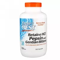Doctor's Best Betaine HCl Pepsin & Gentian Bitters ������ ����������� � ������ (Betaine HCl)