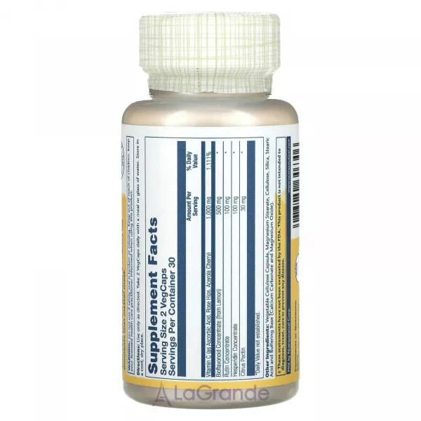 Solaray Super Bio Vitamin C Buffered 1000 mg ĳ������ ������� 
