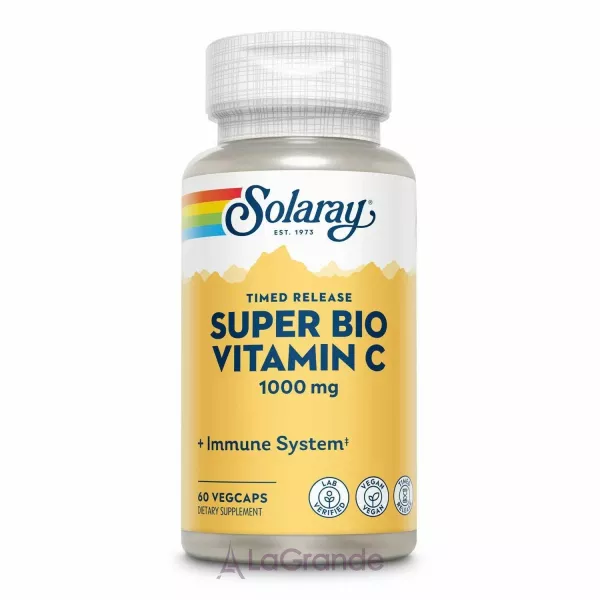 Solaray Super Bio Vitamin C Buffered 1000 mg ĳ������ ������� 