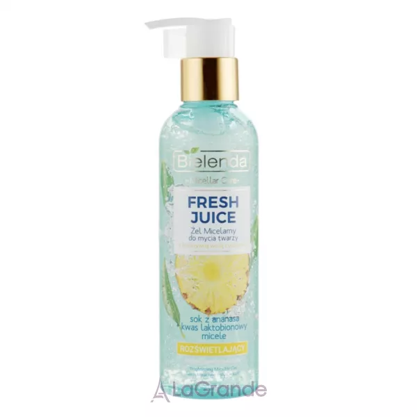 Bielenda Fresh Juice Brightening Micellar Gel Pineapple ������������� ��������� ���� ��� �������� ������� 