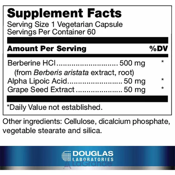 Douglas Laboratories Berberine Balance ��������, �������� �������-������� �������
