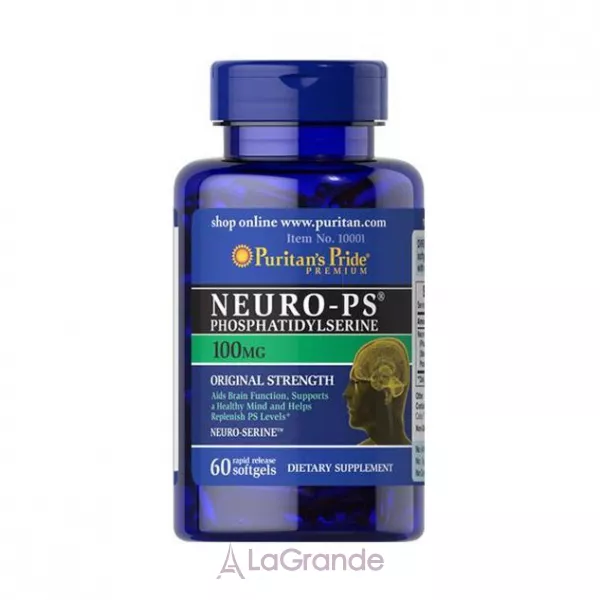 Puritan's Pride Neuro-PS Phosphatidylserine 100 mg ĳ������ ������� 