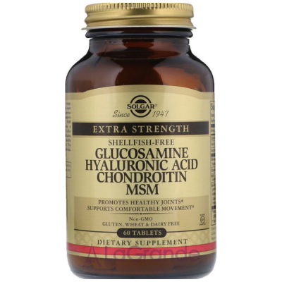 Solgar Glucosamine Hyaluronic Acid Chondroitin MSM ,  ,    