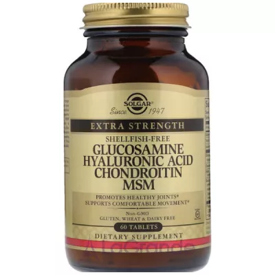 Solgar Glucosamine Hyaluronic Acid Chondroitin MSM ,  ,    