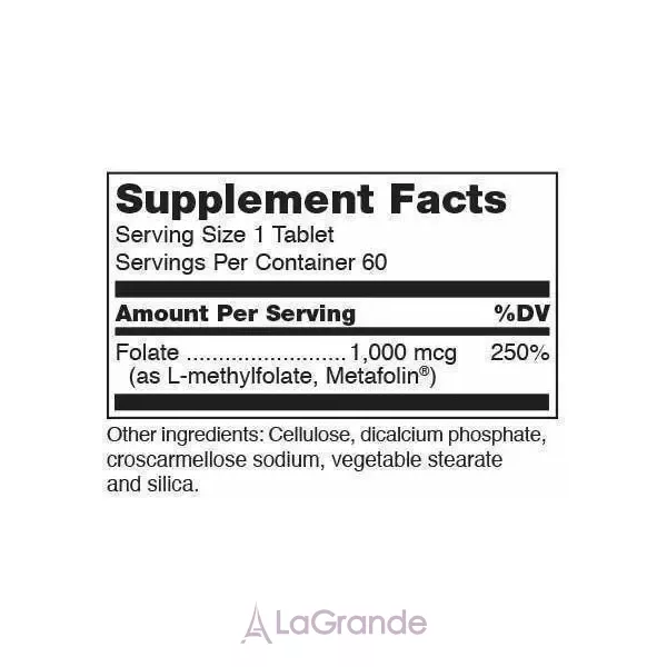 Douglas Laboratories Methyl Folate (L-5-MTHF) ���������� 1000 ��� (��� �������� ���������� ����� ������'�)
