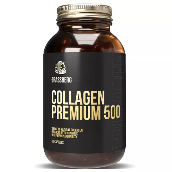 Grassberg Collagen Premium 500 �������� ������� 500 �� + ������� C 40 �� � ��������