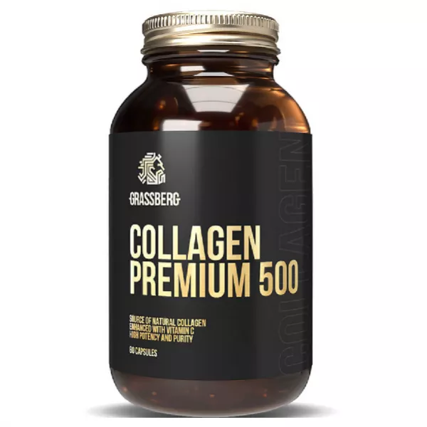 Grassberg Collagen Premium 500 �������� ������� 500 �� + ������� C 40 �� � ��������