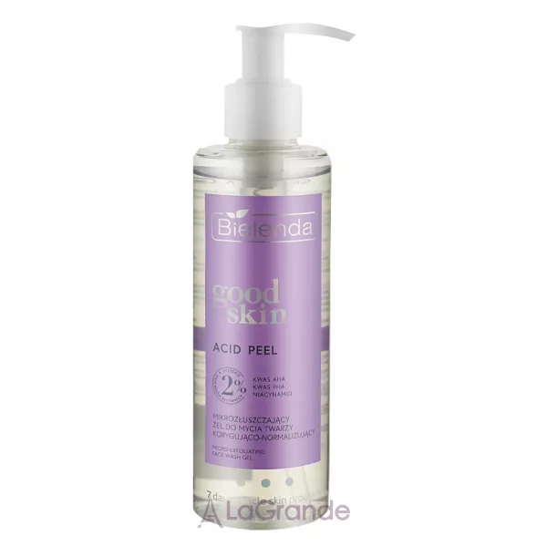 Bielenda Good Skin Acid Peel Micro-Exfoliating Corrective & Normalizing Face Wash Gel �������������� � ������������� ������������������� ���� ��� ��������