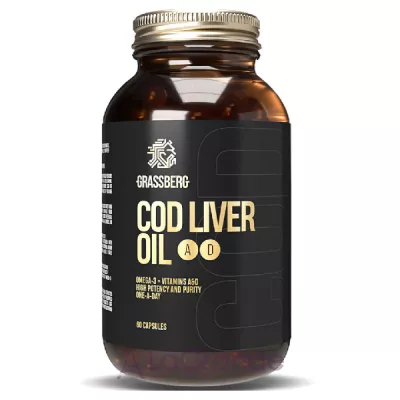 Grassberg Cod Liver Oil    +  D, A, E  