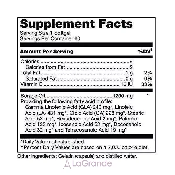 Douglas Laboratories Ultra G.L.A. (Borage Oil) �����-6 �� ������ ���������