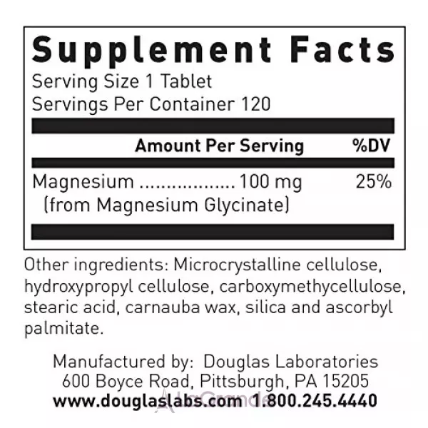 Douglas Laboratories Magnesium Glycinate ������ ������� 100 ��