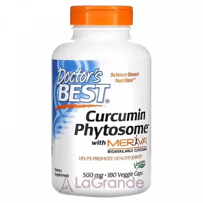 Doctor's Best Curcumins Phytosome Featuring Meriva, 500 mg Գ  (urcumin phytosome) , 