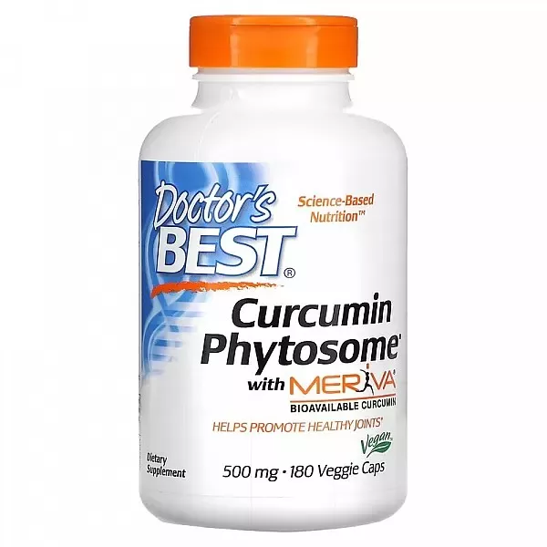 Doctor's Best Curcumins Phytosome Featuring Meriva, 500 mg �������� ��������� (�urcumin phytosome) ������������, �����������