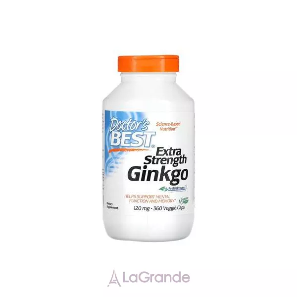 Doctor's Best Extra Strength Ginkgo, 120 mg ����� ������� �������� ������ ��� �������������� �����, ������������, ������