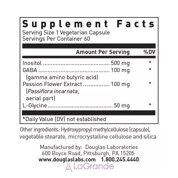 Douglas Laboratories Brain Calm �������� ��� ������� ������� (���������� �����, ���� ���������� � �������� �������)