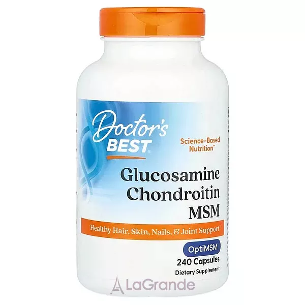 Doctor's Best Glucosamine Chondroitin MSM ��������� ��������� � OptiMSM (Glucosamine Chondroitin MSM) ��� ������������ �� �������� ������������
