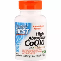 Doctor's Best High Absorption CoQ10 with BioPerine, 100 mg ������� Q10 � ���������� ������� ����� ��� ������ ������ � ��������� ������� � �������