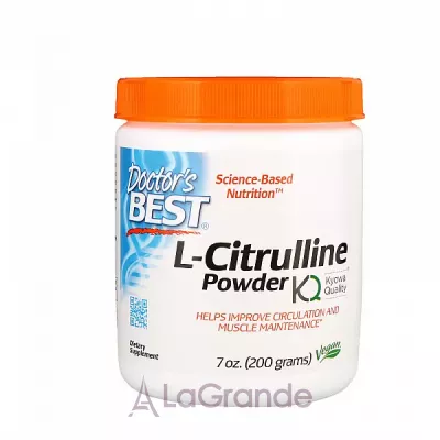 Doctor's Best, L-Citrulline Powder, 7 oz (200 g) - (L-Citrulline) 3000  200 