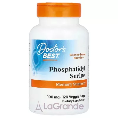 Doctor's Best Phosphatidylserine with SerinAid 100 mg ,    