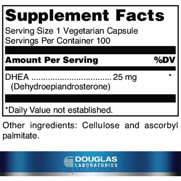 Douglas Laboratories DHEA 25 mg ���� 25 �� (�������� ���������, �����, �����, ���������� �� ���� ���� ���)
