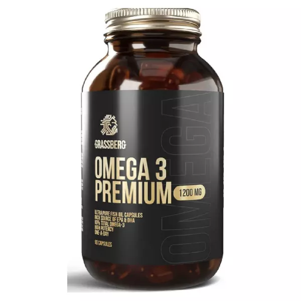 Grassberg Omega-3 Premium 55% 1200 mg �����-3 1200 ��