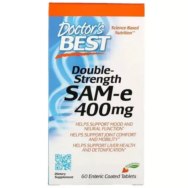 Doctor's Best SAM-e (S-Adenosyl-L-Methionine) 400 mg Double-Strength ��������������� �������� 