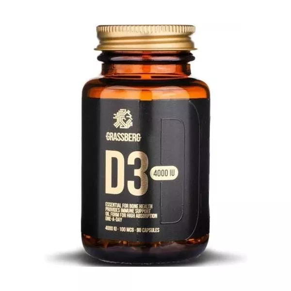 Grassberg Vitamin D3 4000 IU 100 mcg ������� D 100 ��� 4000 �� � ��������