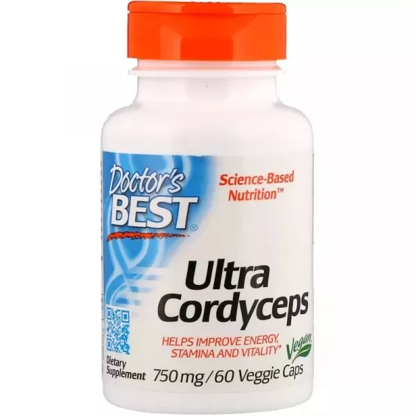 Doctor's Best Ultra Cordyceps 750mg ��������� ������ ��� ��������� ���������� 750 ��