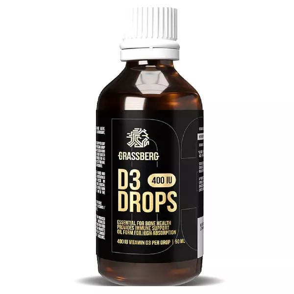 Grassberg Vitamin D3 Drops 10mcg ( 400 IU ) ������� D3 10 ��� (400 ��) �����