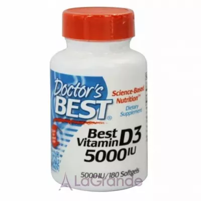 Doctor's Best Vitamin D3 5000 IU ³ D3  䳿