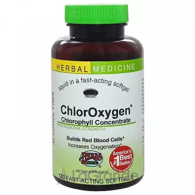 Herbs Etc., ChlorOxygen, Chlorophyll Concentrate, 120 Softgels   (ChlorOxygen) 120 