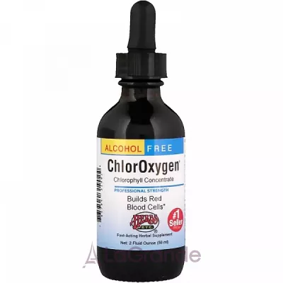 Herbs Etc., ChlorOxygen, Chlorophyll Concentrate, Alcohol Free, 2 fl oz (59 ml)     (ChlorOxygen) 59   