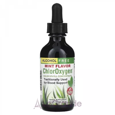 Herbs Etc., ChlorOxygen, Chlorophyll Concentrate, Alcohol Free, Mint, 1 fl     (ChlorOxygen) '