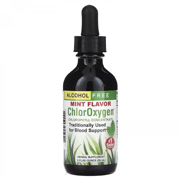 Herbs Etc ChlorOxygen Chlorophyll Concentrate Alcohol Free Mint ���������� ���������� ��� ������ �� ������ ����