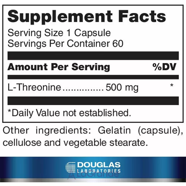 Douglas Laboratories L-Threonine L-������� 500 ��
