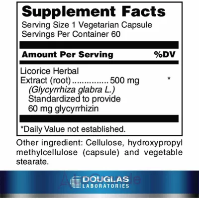 Douglas Laboratories Licorice Root-V (with Glycyrrhizin)    