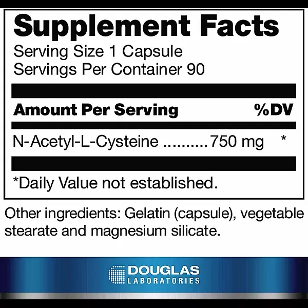 Douglas Laboratories N-Acetyl-L-Cysteine 750 mg N-������-L-������� 750 ��