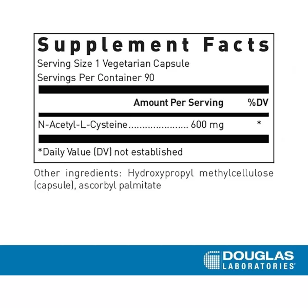 Douglas Laboratories N-Acetyl-L-Cysteine 600 mg N-������-L-������� 600 ��
