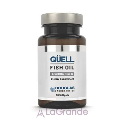 Douglas Laboratories Quell Fish Oil EPA/DHA Plus D    3 +  D3 1000 