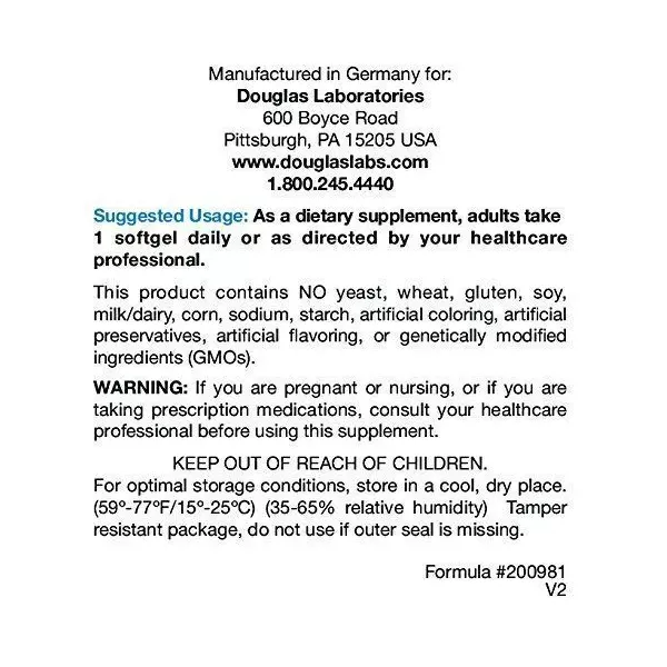 Douglas Laboratories Quell Fish Oil EPA/DHA Plus D ����� ��� ����� 3 + ������� D3 1000 ��
